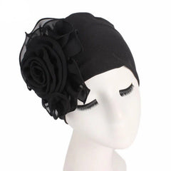 Flower Printed Women Muslim Hat Indian Turban Hair Loss Hat Chemo Cancer Cap Headwear Beanie Skullies Islamic Turban Bonnet New - SHOWLU FASHION STORE
