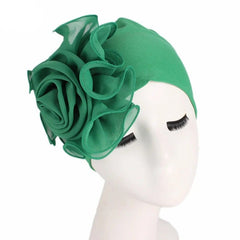 Flower Printed Women Muslim Hat Indian Turban Hair Loss Hat Chemo Cancer Cap Headwear Beanie Skullies Islamic Turban Bonnet New - SHOWLU FASHION STORE
