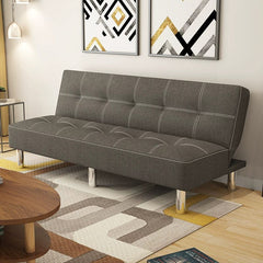 Foldable Leather Sofa Bed Multifunctional Small Apartment Lunch Break Office Simple Sofa Living Room Double Single Sitting and Lying Dual - Use - SHOWLU FASHION STORE
