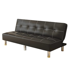 Foldable Leather Sofa Bed Multifunctional Small Apartment Lunch Break Office Simple Sofa Living Room Double Single Sitting and Lying Dual - Use - SHOWLU FASHION STORE