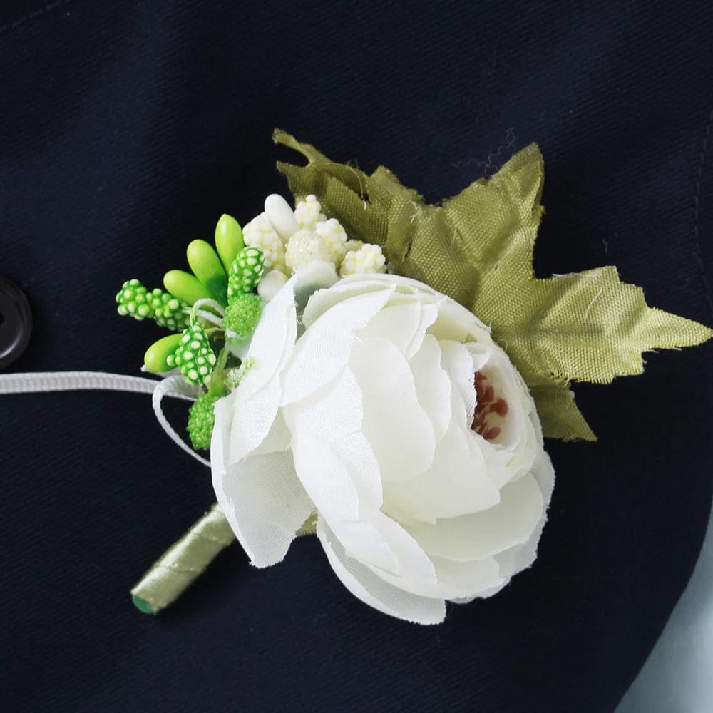 Formal Wedding Outfit for Toddler Solid Vest Gentlemen Suit Corsage Flower Boy Costume Handsome 1 - 6Y Children Kid Autumn Clothes - SHOWLU FASHION STORE