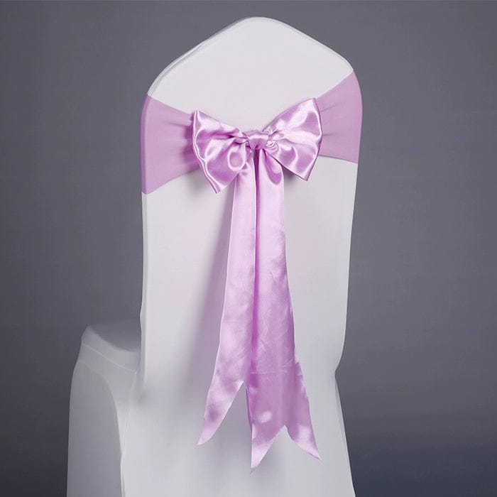Free Elastic Chair Back Decoration Wedding Bow Chair Cover Decoration Hotel Restaurant Chair Back Arabesquitic Fabric Banquet Ribbon Tie - SHOWLU FASHION STORE