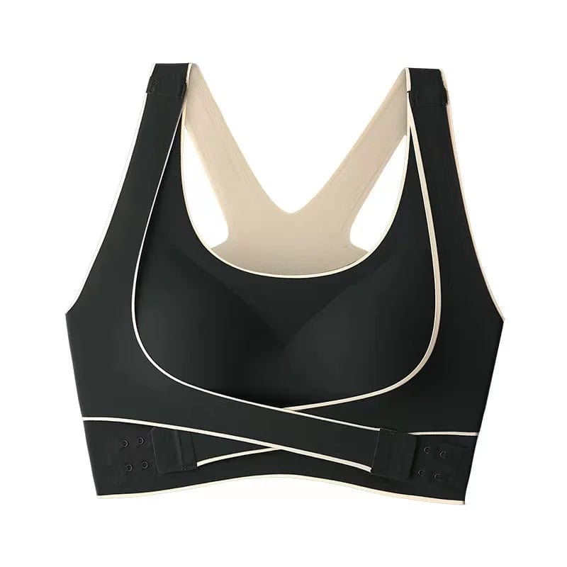 Front Buckle Beautiful Back Seamless Large Size Underwear Women's Thin Bra Without Steel Ring Gathered Sports Adjustment Bra - SHOWLU FASHION STORE