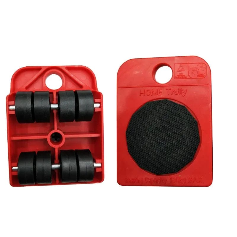 Furniture Moving Transport Roller Set Removal Lifting Moving Tool Set Wheel Bar Mover Moving Heavy Stuffs Device Hand Tool - SHOWLU FASHION STORE