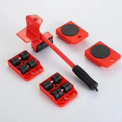 Furniture Moving Transport Roller Set Removal Lifting Moving Tool Set Wheel Bar Mover Moving Heavy Stuffs Device Hand Tool - SHOWLU FASHION STORE