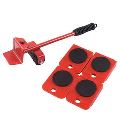 Furniture Moving Transport Roller Set Removal Lifting Moving Tool Set Wheel Bar Mover Moving Heavy Stuffs Device Hand Tool - SHOWLU FASHION STORE