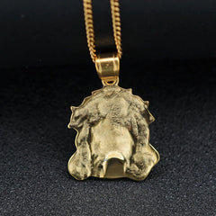 Gold color Jesus 316L stainless steel Charm Pendant Necklace For Women Men Party Jewelry Gift - SHOWLU FASHION STORE