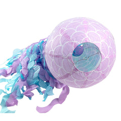 Gradient Jelly Fish Paper Lanterns Hanging Lantern for little Mermaid Theme Under The Sea Ocean Birthday Party wedding Decor - SHOWLU FASHION STORE