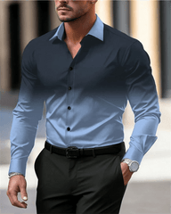 Gradient Men's Clothing Soft and Comfortable Men's Shirt Summer Hawaiian Shirt High Quality Men's Clothing Fashion Button Design - SHOWLU FASHION STORE