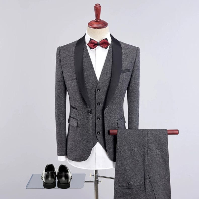 Green Fruit Collar Host Stage Dinner Suit Dress - SHOWLU FASHION STORE