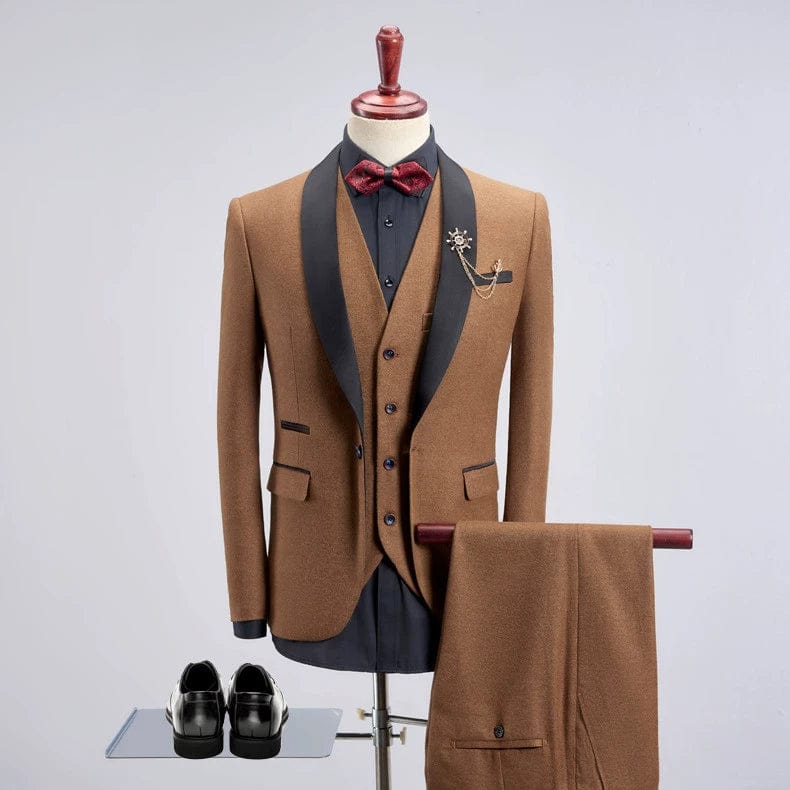 Green Fruit Collar Host Stage Dinner Suit Dress - SHOWLU FASHION STORE