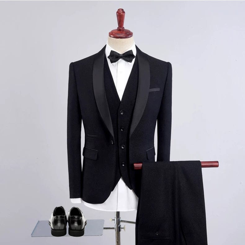 Green Fruit Collar Host Stage Dinner Suit Dress - SHOWLU FASHION STORE