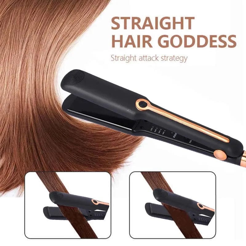 Hair Straighteners Professional Wet Dry Fast Styler Tourmaline Ionic Flat Iron Wide Plate Hair Straightener Hair Styling Tools - SHOWLU FASHION STORE