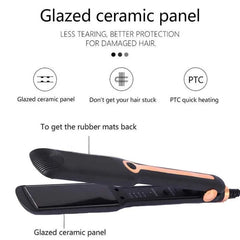 Hair Straighteners Professional Wet Dry Fast Styler Tourmaline Ionic Flat Iron Wide Plate Hair Straightener Hair Styling Tools - SHOWLU FASHION STORE