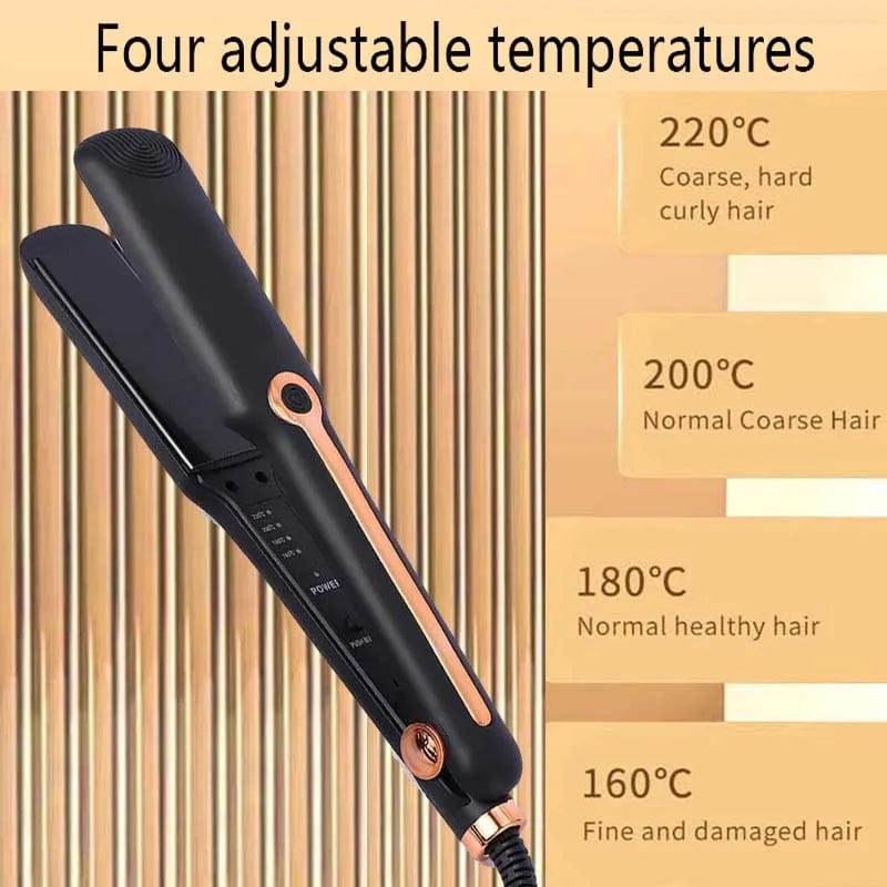 Hair Straighteners Professional Wet Dry Fast Styler Tourmaline Ionic Flat Iron Wide Plate Hair Straightener Hair Styling Tools - SHOWLU FASHION STORE
