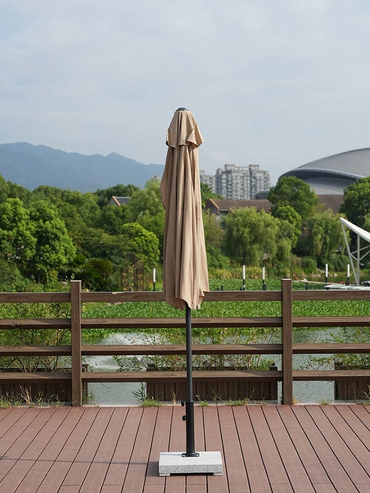 Half Umbrella Outdoor against the Wall Hand - Waving Umbrella Side - Column Umbrella Balcony Green Plant Sunshade Coffee Shop Outdoor Sun Umbrella Flower Garden - SHOWLU FASHION STORE
