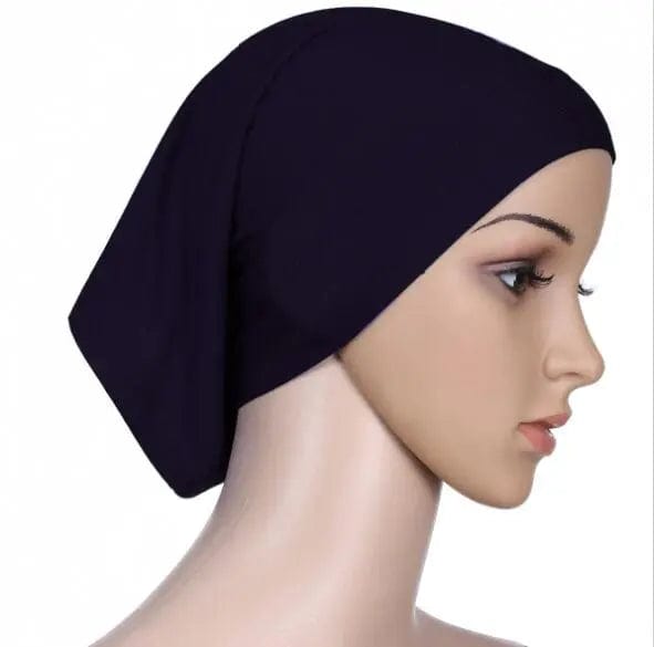 Head Scarf for muslim women Two - color cotton braid turban bonnet hijab Caps Inner hijabs femme musulman arab wrap turbantes - SHOWLU FASHION STORE