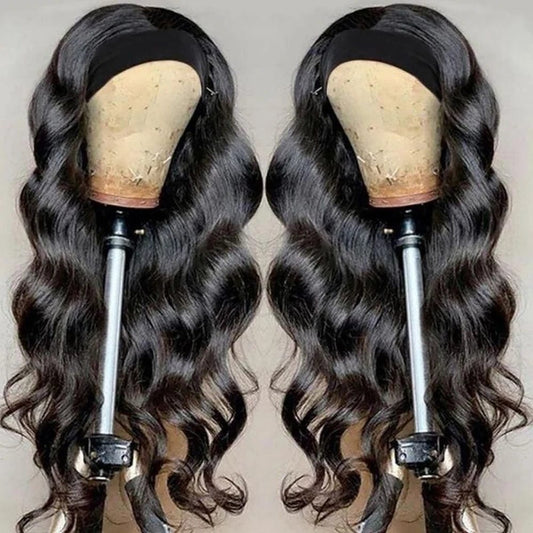 Headband Wig Human Hair Body Wave Wig 180% Density Remy Human Hair Wigs For Black Women Brazilian Ready To Wear Wig - SHOWLU FASHION STORE