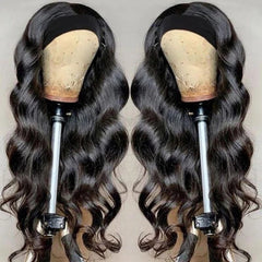 Headband Wig Human Hair Body Wave Wig 180% Density Remy Human Hair Wigs For Black Women Brazilian Ready To Wear Wig - SHOWLU FASHION STORE