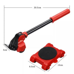 Heavy Duty Furniture Lifter Transport Tool Furniture Mover set 4 Move Roller 1 Wheel Bar for Lifting Moving Furniture Helper - SHOWLU FASHION STORE
