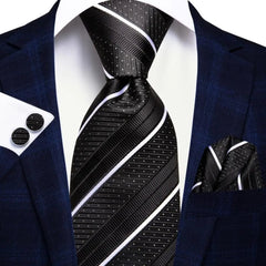 Hi - Tie Solid Gold Yellow Silk Ties For Men Handky Cufflinks Set Fashion Gift For Men's Tie Wedding Business Necktie - SHOWLU FASHION STORE
