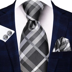 Hi - Tie Solid Gold Yellow Silk Ties For Men Handky Cufflinks Set Fashion Gift For Men's Tie Wedding Business Necktie - SHOWLU FASHION STORE