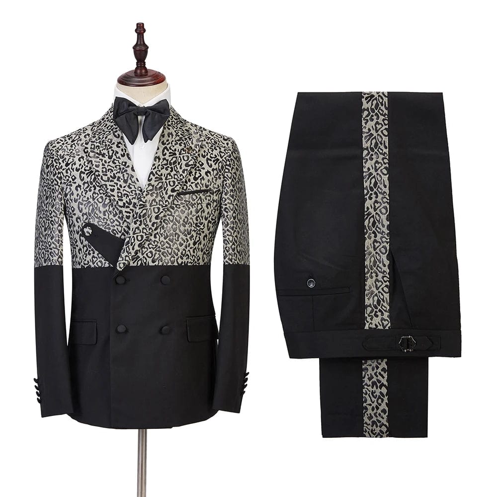 High Quality Fashion Design Double Breasted Men Suits Costume Homme Wedding Prom Slim Fit Tuxedo Groom Wear 2 Pieces Jacket+Pant - SHOWLU FASHION STORE