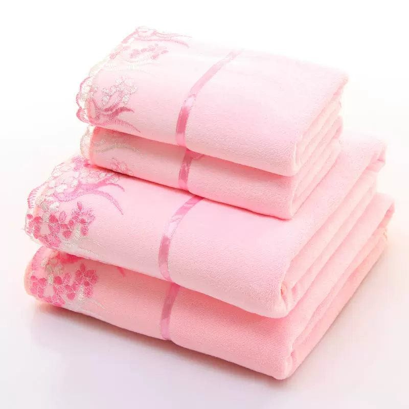 Home Facecloth Bath Towel Suit Comfortable Soft and Thickened Face Cloth Water - Absorbing Quick - Drying Square Towel Gift Box Gift Gift - SHOWLU FASHION STORE
