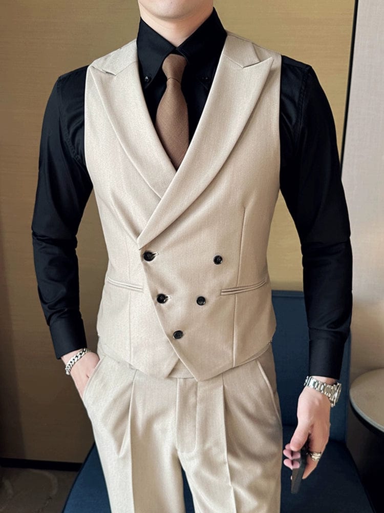 Host Casual White Closure Collar Slim Fit Suit - SHOWLU FASHION STORE