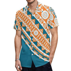 Hot Couple Set Woman Dress Elegant Maxi Dress Women'S Dinner Evening Dress Polynesian Tribe With Men'S Casual Shirt - SHOWLU FASHION STORE