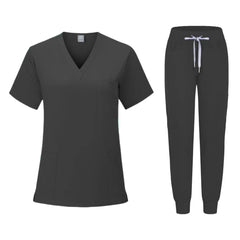 Hot Sale Anti Wrinkle Washable Soft Fabric Nurse Scrubs Hospital Uniform Medical Scrubs Women Jogger Scrubs Sets Pair - SHOWLU FASHION STORE