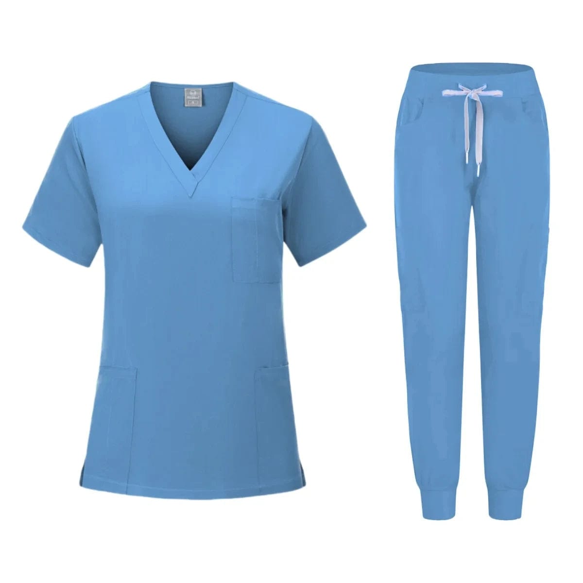 Hot Sale Anti Wrinkle Washable Soft Fabric Nurse Scrubs Hospital Uniform Medical Scrubs Women Jogger Scrubs Sets Pair - SHOWLU FASHION STORE