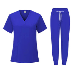 Hot Sale Anti Wrinkle Washable Soft Fabric Nurse Scrubs Hospital Uniform Medical Scrubs Women Jogger Scrubs Sets Pair - SHOWLU FASHION STORE