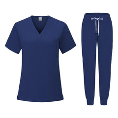 Hot Sale Anti Wrinkle Washable Soft Fabric Nurse Scrubs Hospital Uniform Medical Scrubs Women Jogger Scrubs Sets Pair - SHOWLU FASHION STORE