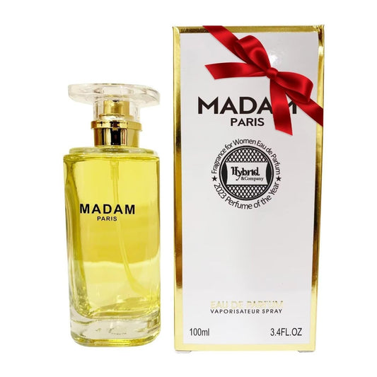 Hybrid & Company Madam Paris Fragrance for Women Eau De Parfum Natural Spray Classic Scent, 3.4 Fl Oz - SHOWLU FASHION STORE