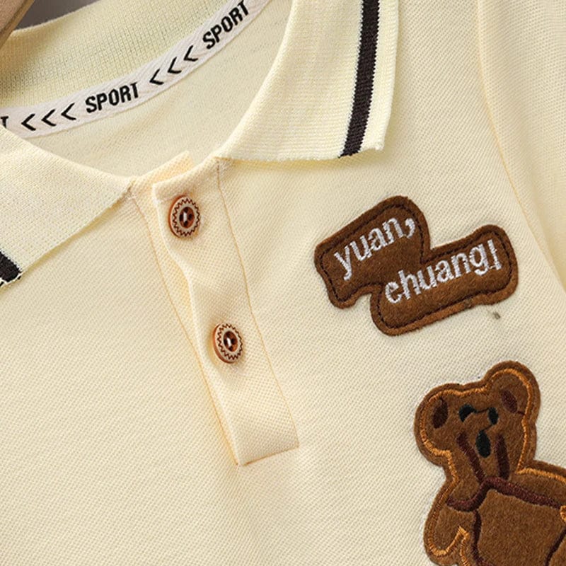 IENENS Baby Clothing Sets Short Sleeve Polo - shirt + Shorts Outfits Kids Suits Toddler Infant Boys Casual Summer Clothes - SHOWLU FASHION STORE