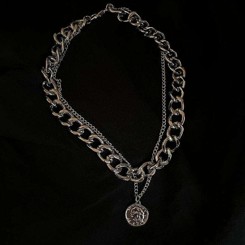 INS Fashion Twin Women's Hip Hop Internet Celebrity Thick Chain - SHOWLU FASHION STORE