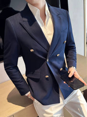 Italian Breze Slim Fit Drape Business White Coat - SHOWLU FASHION STORE