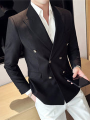 Italian Breze Slim Fit Drape Business White Coat - SHOWLU FASHION STORE