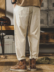 Jereno Ice Silk Thin Cotton Minimalist All - Matching Pants - SHOWLU FASHION STORE