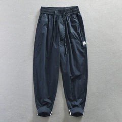 Jereno Ice Silk Thin Cotton Minimalist All - Matching Pants - SHOWLU FASHION STORE
