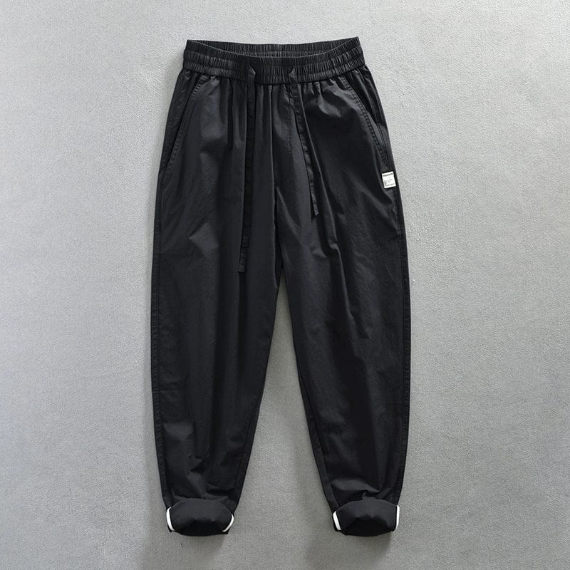 Jereno Ice Silk Thin Cotton Minimalist All - Matching Pants - SHOWLU FASHION STORE