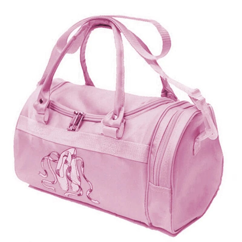 Kids Dance Bag for Girls Ballerina Bag Pink Lace Duffel for Ballet Class Crossbody Name Embroidery Ballet Handbag Shoulder Bags - SHOWLU FASHION STORE