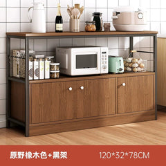 Kitchen Cabinet Locker Storage Rack Floor Multi - Layer Household Sideboard Cabinet Multi - Functional Microwave Storage Cabinet - SHOWLU FASHION STORE