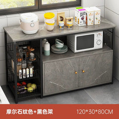 Kitchen Cabinet Locker Storage Rack Floor Multi - Layer Household Sideboard Cabinet Multi - Functional Microwave Storage Cabinet - SHOWLU FASHION STORE