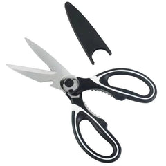 Kitchen Scissors Stainless Steel Multifunctional Non Slip Sharp Chicken Bone Scissors Chicken Wings Fish Killing BBQ Scissors - SHOWLU FASHION STORE