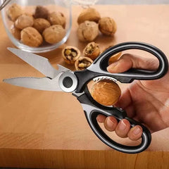 Kitchen Scissors Stainless Steel Multifunctional Non Slip Sharp Chicken Bone Scissors Chicken Wings Fish Killing BBQ Scissors - SHOWLU FASHION STORE