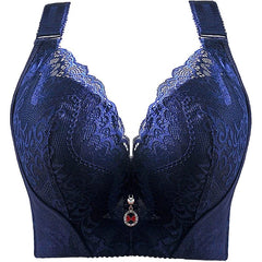 Lace Bra Underwire Bra for Women Plus Size Bra Underwear Women 5/8 Cup Sexy Bra Push Up Bra Women Tops Fashion Female Clothing - SHOWLU FASHION STORE