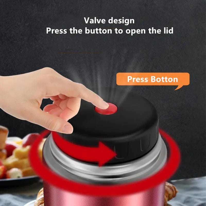 Large Capacity 800ML/1000ML Thermos Lunch Box Portable Stainless Steel Food Soup Containers Vacuum Flasks Thermocup - SHOWLU FASHION STORE