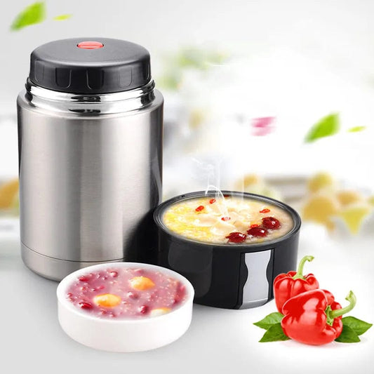 Large Capacity 800ML/1000ML Thermos Lunch Box Portable Stainless Steel Food Soup Containers Vacuum Flasks Thermocup - SHOWLU FASHION STORE